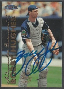 277, Original Autograph, Bobby Hughes; Brewers, 1999 Fleer Tradition #420 - Picture 1 of 2