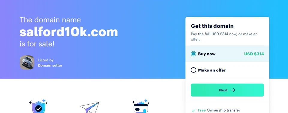 Domain Names For Sale salford10k.com - Image 1 of 1