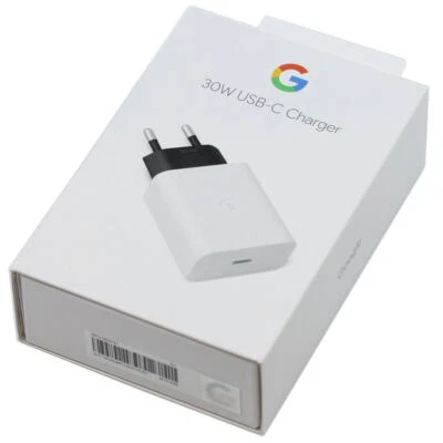 Original Google USB-C 30W Ladegerät GA03502-EU für Pixel 7 Pro 7 6a 6 Pro 6 5a - Bild 1 von 4