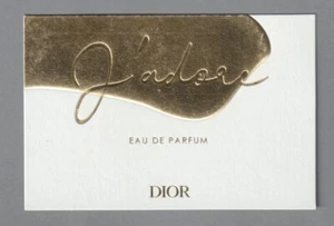 Carte publicitaire - advertising card - J'adore de Christian Dior - Imagen 1 de 1