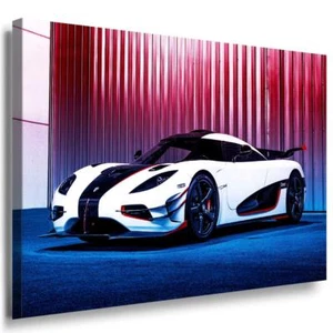 Koenigsegg Leinwandbild AK Art Bilder Mehrfarbig Wandbild TOP AUTO XXL  - Bild 1 von 5