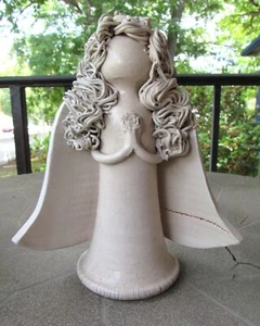 Gaylene Willams Seagrove NC Pottery "My Personal Angel" 7.25-inch Figurine 1997 - Picture 1 of 6
