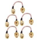 5Pcs Rg316 Sma Female To Male Connector Router Antenna Extension Cable 10Cm