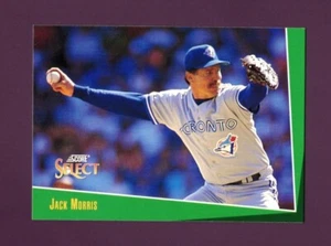 1992 Score Select Jack Morris #158 Toronto Blue Jays - Picture 1 of 2