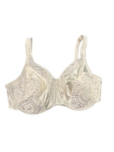 Sujetador Wacoal Talla 36DD Con Aros Blanco Tostado Encaje Sin Forro Estilo 85150 - Imagen 1 de 7