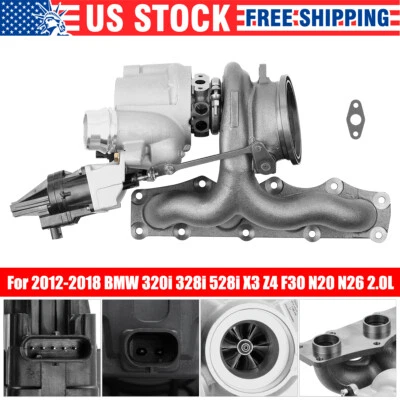 Turbocompresor N20B20A para BMW 320i 328i 528i X3 Z4 F30 N20 N26 2011-UP 2,0 L Foto 1 de 4