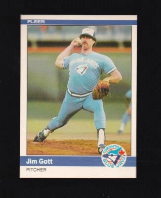 1984 Fleer Jim Gott #155 Toronto Blue Jays - Image 1 of 2