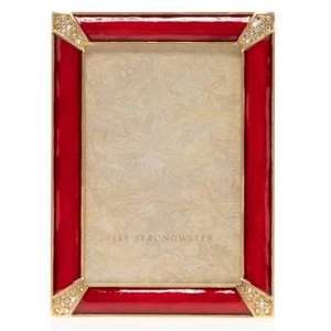 Jay Strongwater Leonard telaio ad angolo pavimentazione 4"" x 6"" SPF5830-224 - Foto 1 di 3