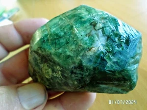 Chrome Chalcedony mtorolite gemstone slab - Bild 1 von 13