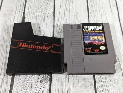 Jeopardy! (Nintendo Entertainment System, 1988) Genuine Authentic NES W/ Sleeve - Image 1 of 3
