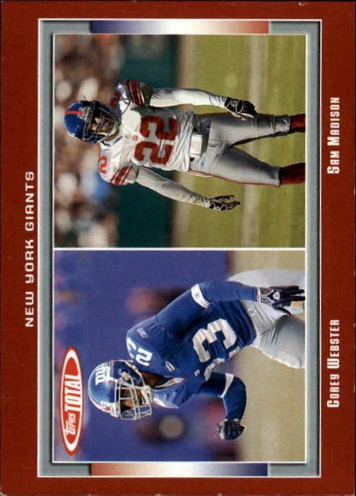 2006 Topps Total Red Football Card Pick 1-358 - Image 1 of 1