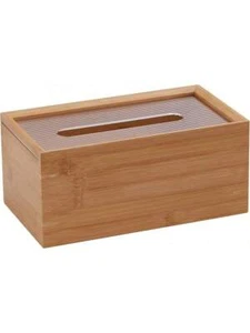 Tissue box with acrylic cover, tissue holder, suitable for office bedside table - Picture 1 of 5