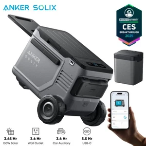 Anker SOLIX EverFrost 2 40L Cooler+Removable Battery 42QT Car Refrigerator Solar - Picture 1 of 13