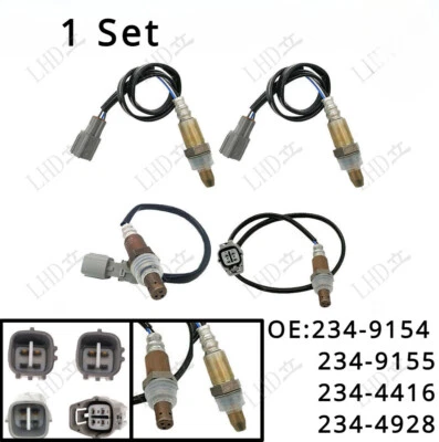 1 juego de sensores de oxígeno para 2006 2007 08 Lexus RX400h V6 3,3 L aguas arriba y aguas abajo~ Foto 1 de 4