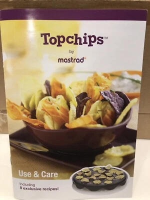 NIB Mastrad TopChips Microwave Chips Maker & Food Slicer COLOR Black. - Image 1 of 4