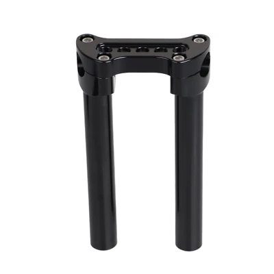 Elevadores de manillar de 1" para Harley Dyna Road King Sportster 8 1/2" + abrazadera de cubierta superior Foto 1 de 4