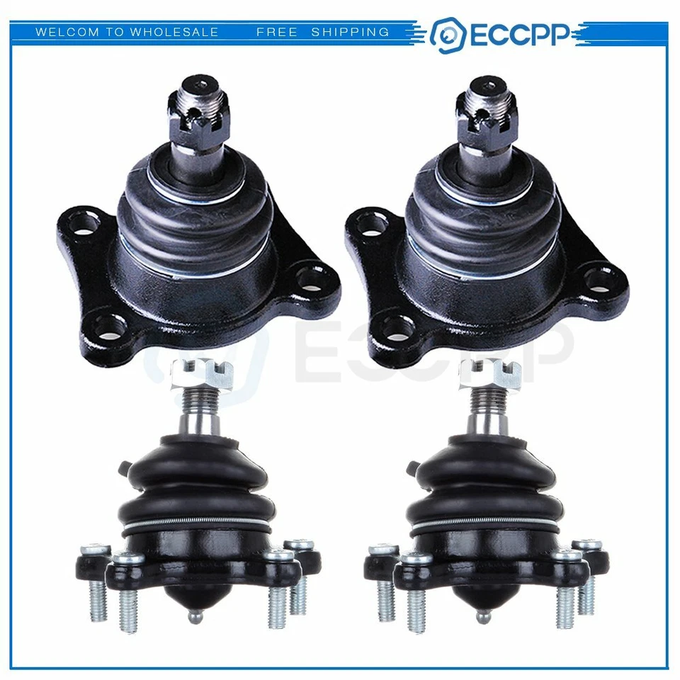 4 rótulas delanteras superiores e inferiores para Toyota T100 1986-1998 Pickup Runner 4x4 Foto 1 de 4