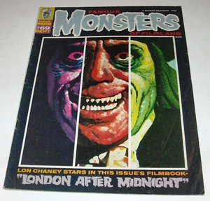 FAMOUS MONSTERS of FILMLAND 69 WARREN MAGAZINE 1970 LONDON AFTER MIDNIGHT CHANEY - Picture 1 of 8