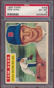 Topps Tom Hurd 1956 espalda gris #256 ¡PSA 5!! - Imagen 1 de 2