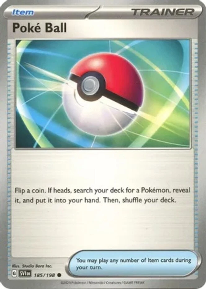 Poke Ball - 185/198 - Common Near Mint Scarlet & Violet Base Set - Image 1 of 1