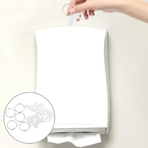 Mini dispensador de toallas de acero inoxidable con soporte de papel higiénico de 10 piezas - Imagen 1 de 20