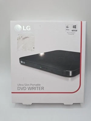 LG - 8x External USB Double-Layer DVD±RW/CD-RW Drive - New In Box LG DVD Writer  - Image 1 of 4