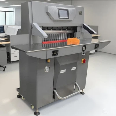 67cm/26.38in Electric Hydraulic Paper Cutter Program Control Touch Screen 220V - Image 1 of 4