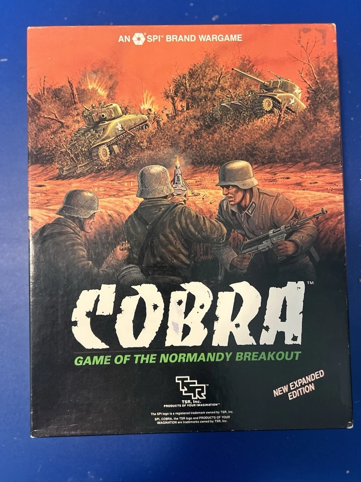 TSR SPI - COBRA - A Game of the Normandy Breakout - EXPANDED Edition (UNPUNCHED) - Image 1 of 3
