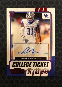 🏈 2021 Contenders Draft Picks #177 - Jamar Watson - College Ticket Auto 🏈 - Picture 1 of 2