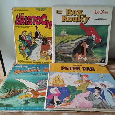 Lot Anciens Vinyl Disney/ Film Disney  - Photo 1/4