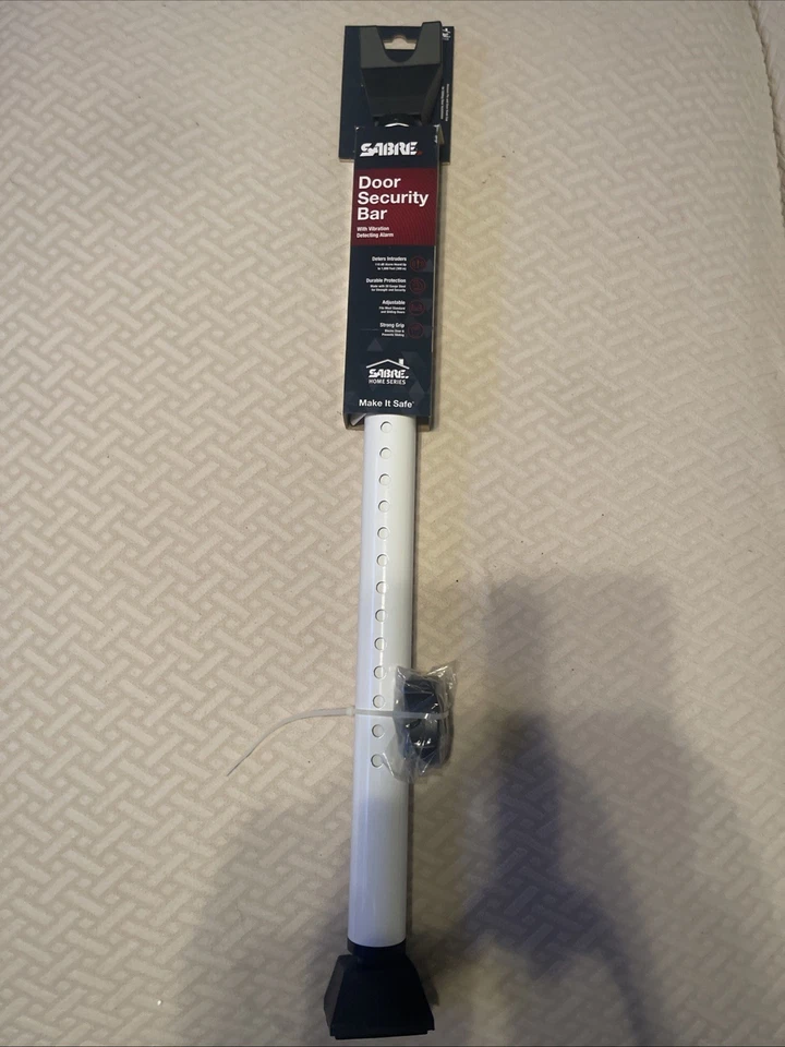 Barra de Seguridad para Puerta SABRE con Alarma de Vibración 115dB Ajustable Seguridad en el Hogar NUEVO Foto 1 de 4