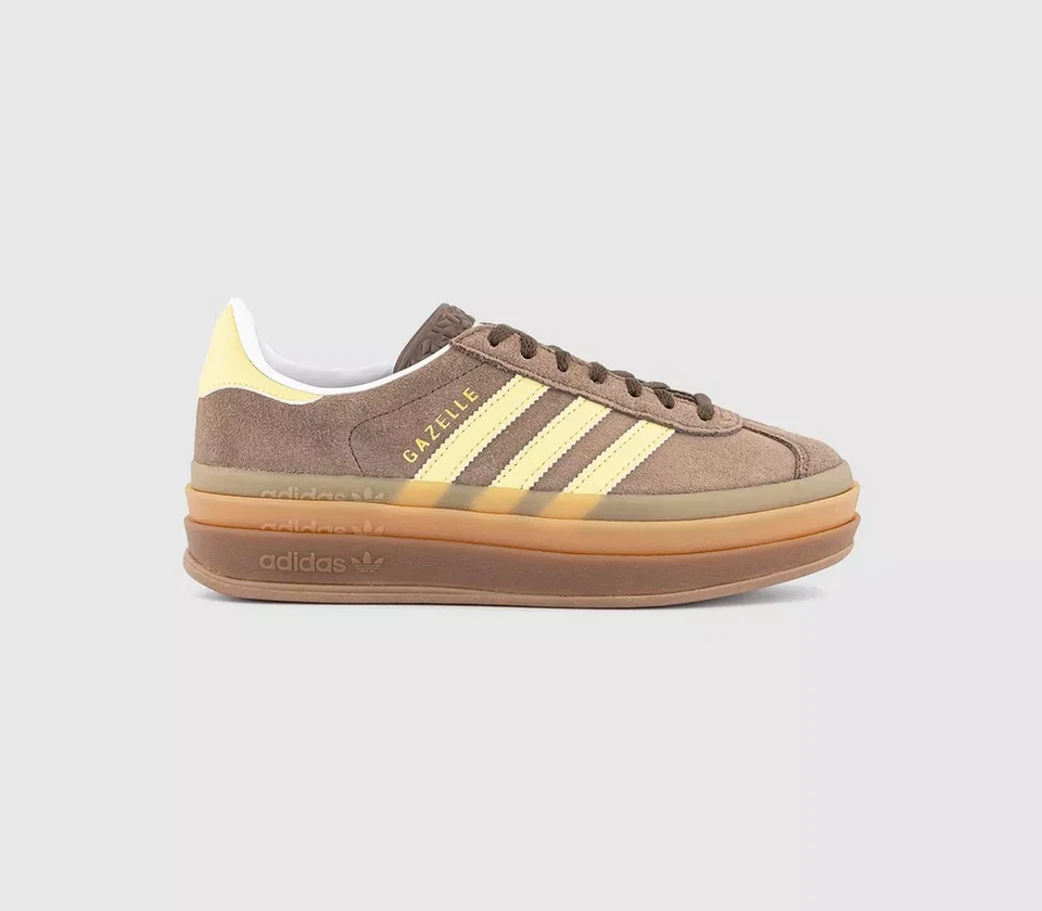 adidas Gazelle Bold Earth Strata Yellow Size UK 5 - Image 1 of 4
