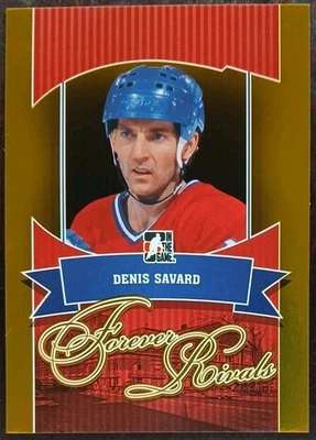 2012 - 2013 ITG Denis Savard Forever Rivals Gold /30 #40 Hockey Card - Image 1 of 2