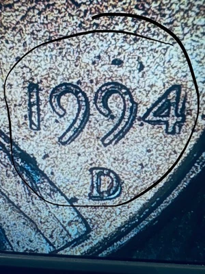 1994 Penny Die Mint Error - Image 1 of 2