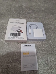 SD and TF Card Reader Model LY-CR-01 Wuitable For Iphone / Ipad - Picture 1 of 7