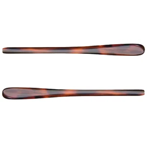 Brillen Bügelenden Acetat Ø 1,2 mm Symmetrische Bügel Ersatzenden 65 mm Havanna - Picture 1 of 6
