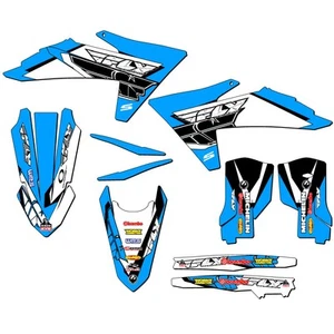 Kit de gráficos Senge 2024-2025 XC-W 13 FLY Sky Blue compatible con KTM - Imagen 1 de 10