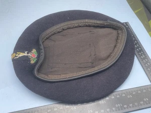 Original British Army Royal Army Signal Corps Beret & Badge - Size 57 - Picture 1 of 7