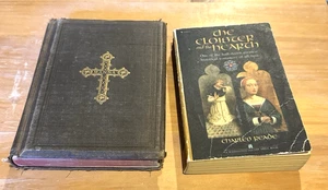 2 Vintage Books Daily Worship Manna 1877 Historical Romance Cloister Hearth 1960 - Bild 1 von 19