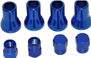 50 Set of 4 Blue Color Cover for Valve Stem and Cap For TR413 Tire Valve - Picture 1 of 2