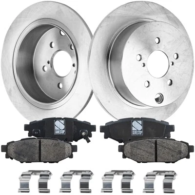 Rear Brake Disc and Pad Kit For 2012-2017 Subaru Impreza Fits 2014-2015 Forester - Image 1 of 4