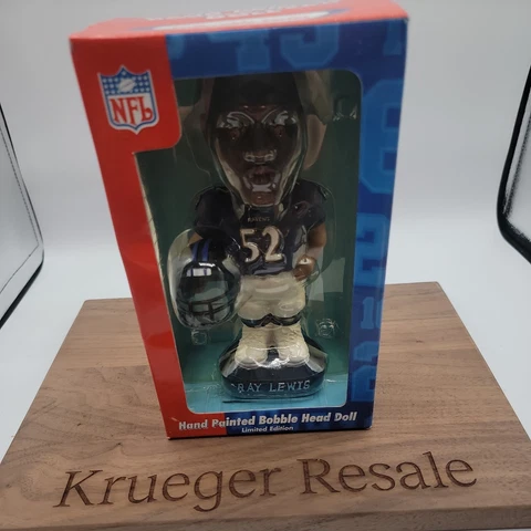 Ray Lewis Baltimore Ravens Limited Edition Bobblehead Bobble Dobbles NFL New Cover