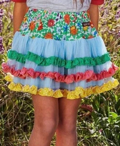 NIÑAS MATILDA JANE Brillante Sueño Campo de Flores Falda TALLA 8 - Imagen 1 de 8