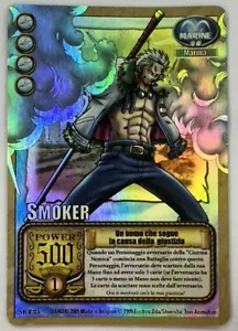 ONE PIECE~TCG~SMOKER~UN UOMO CHE SEGUE LA CAUSA~SB-C25~HOLO~NM~ITA~BANDAI~2005 - Picture 1 of 2