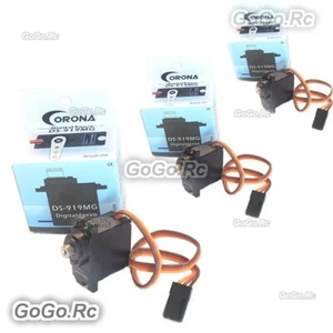 3 Stück Corona Digital Servo Metallgetriebe für RC Trex T-Rex 250 450 - DS-919MGx3 - Bild 1 von 13