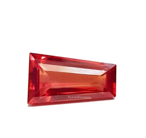 Piedra preciosa suelta rosa naranja zafiro natural Padparadscha certificado 13,20 quilates - Imagen 1 de 8