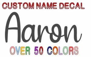 Fun Custom Name Vinyl Decal Sticker Tumbler Water Bottle Car Window Hydro Gift - Picture 1 of 6