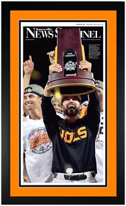 2024 College World Series CWS Champs Tennessee Vols Framed Newspaper Art Print! - Picture 1 of 1