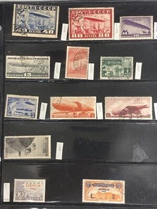 Colección de estampillas de zepelín Unión Soviética rusa, Finlandia, San Marino - Imagen 1 de 14