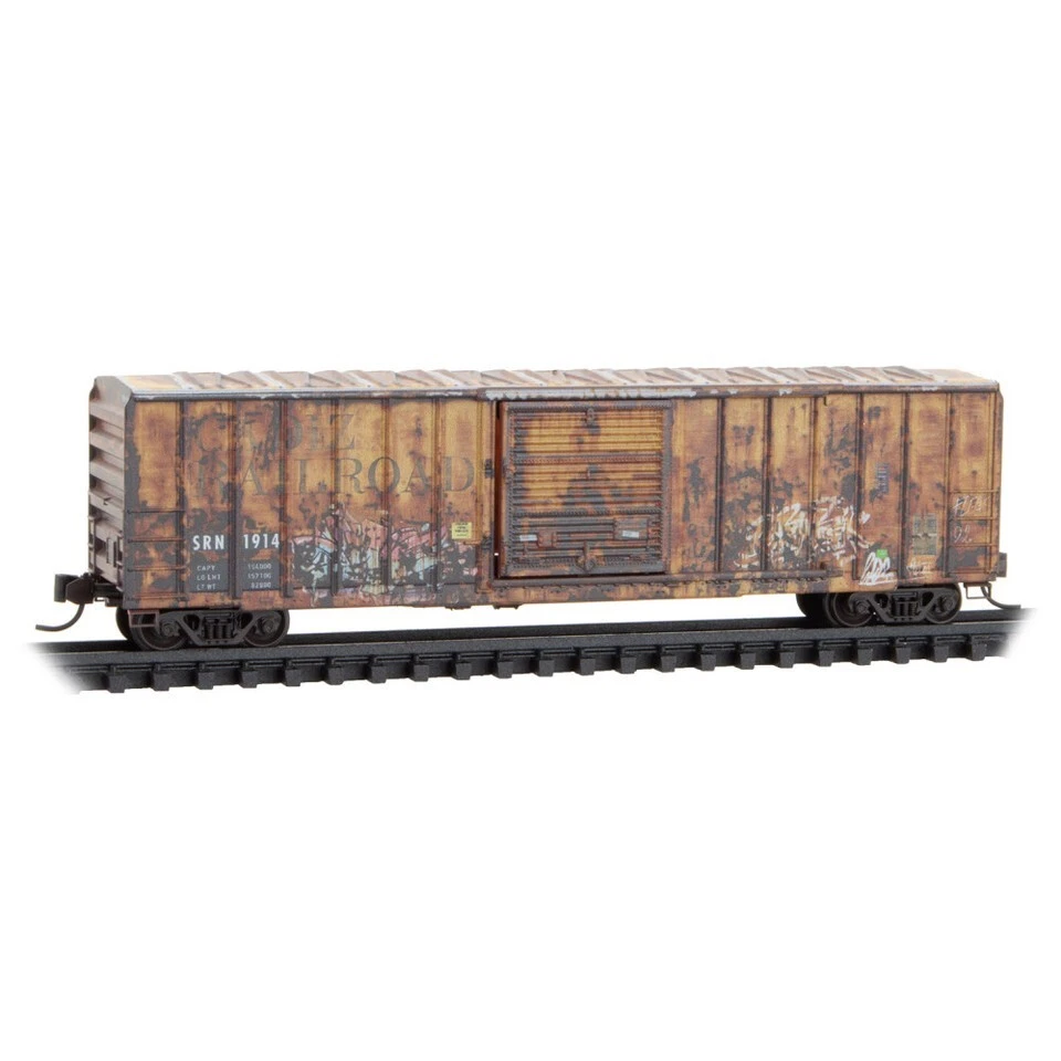 Micro Trains ~ N Scale ~ 50' Rib Side Boxcar Sabine River & Northern ~ 02544196 - Image 1 of 1